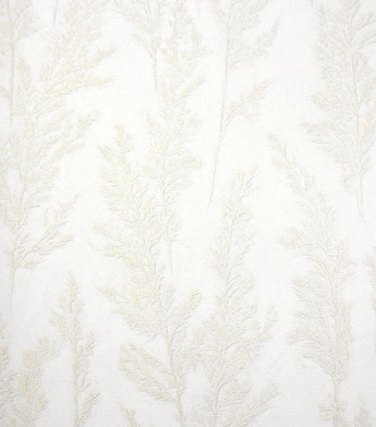 PÁG. 27 - Papel de Parede Folhagem Off-White Leve Brilho - Coleção Infinity G - Vinílico Importado
