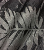 PÁG. 01 - Papel de Parede Folhagem Preto e Cinza com Brilho Glitter - Coleção Elegance 5 - Vinílico Importado