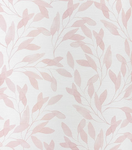 PÁG. 50 - Papel de Parede Folhagem Rosa - Coleção Revoada Bobinex - Vinílico Importado