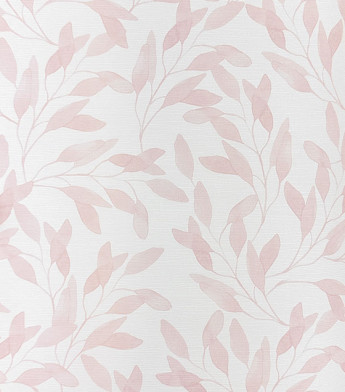 PÁG. 50 - Papel de Parede Folhagem Rosa - Coleção Revoada Bobinex - Vinílico Importado