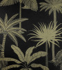 PÁG. 04 - Papel de Parede Folhagem Tropical Preto e Cáqui - Coleção Summer - Vinílico Importado