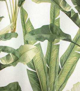 PÁG. 07 - Papel de Parede Folhagem Verde e Bege - Coleção Refúgio Bobinex - Vinílico Importado
