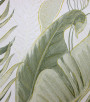 PÁG. 17 - Papel de Parede Folhagem Verde, Off-White e Dourado Brilho - Coleção Valence - Vinílico Importado