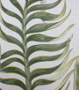 PÁG. 17 - Papel de Parede Folhagem Verde, Off-White e Dourado Brilho - Coleção Valence - Vinílico Importado
