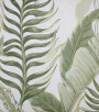 PÁG. 17 - Papel de Parede Folhagem Verde, Off-White e Dourado Brilho - Coleção Valence - Vinílico Importado