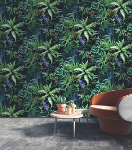 PÁG. 38 - Papel de Parede Folhagem Verde - Coleção Infinity G - Vinílico Importado