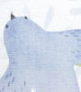 PÁG. 07 - Papel de Parede Folhas e Pássaros Azul e Bege - Coleção Mundo - Vinílico Importado