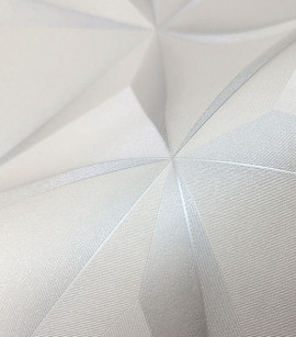 PÁG. 41 - Papel de Parede Geométrico 3D Pérola Brilho - Coleção Summer - Vinílico Importado