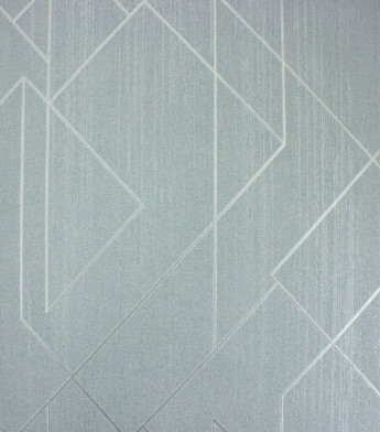 PÁG. 36 - Papel de Parede Geométrico Azul Brilho - Coleção Classici 5 - Vinilico Importado