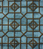 PÁG. 45 - Papel de Parede Geométrico Azul e Bege - Coleção Infinity G - Vinílico Importado