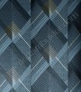 PÁG. 25 - Papel de Parede Geométrico Tons de Azul (Com textura e brilho) - Coleção Star - Vinílico Lavável (Francês)