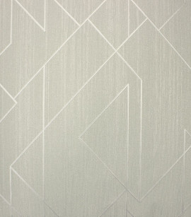 PÁG. 35 - Papel de Parede Geométrico Bege Acinzentado - Coleção Classici 5 - Vinilico Importado