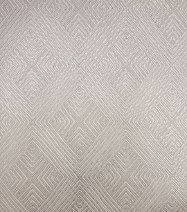 PÁG. 14 - Papel de Parede Geométrico Bege Brilho - Coleção Casa - Vinílico Importado