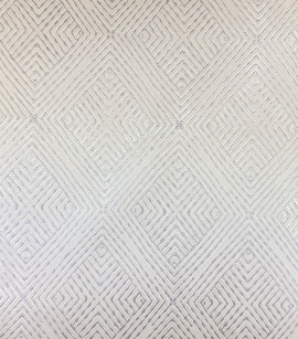 PÁG. 13 - Papel de Parede Geométrico Bege Claro Brilho - Coleção Casa - Vinílico Importado