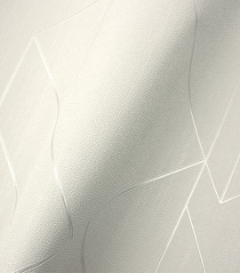 PÁG. 34 - Papel de Parede Geométrico Bege Claro Brilho - Coleção Classici 5 - Vinilico Importado