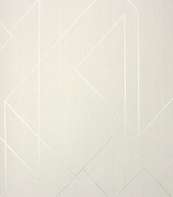 PÁG. 34 - Papel de Parede Geométrico Bege Claro Brilho - Coleção Classici 5 - Vinilico Importado