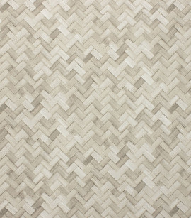 PÁG. 30 - Papel de Parede Geométrico Chevron Bege - Coleção Tramas - Vinílico Importado