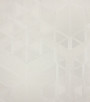 PÁG. 43 - Papel de Parede Geométrico Moderno Cinza Claro com Brilho - Coleção Metropolis 3 - Vinílico Importado