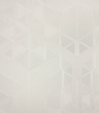 PÁG. 43 - Papel de Parede Geométrico Moderno Cinza Claro com Brilho - Coleção Metropolis 3 - Vinílico Importado