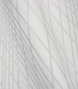 PÁG. 31 - Papel de Parede Geométrico Cinza com Brilho - Coleção Metropolis 3 - Vinílico Importado