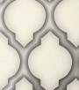 PÁG. 46 - Papel de Parede Geométrico Grade Off-White Brilho - Coleção Classici 4 - Vinilico Importado