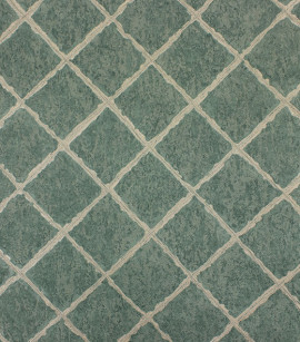 PÁG. 16 - Papel de Parede Geométrico Grade Verde Brilho Glitter - Coleção Metropolis 3 - Vinilico Importado