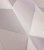 PÁG. 49 - Papel de Parede Geométrico Lilás Acinzentado e Off-White Brilho - Coleção Metropolis 3 - Vinílico Importado
