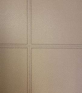 PÁG. 39 - Papel de Parede Geométrico Efeito Couro Marrom - Coleção Essencial Bobinex - Vinílico Importado