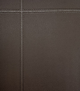 PÁG. 41 - Papel de Parede Geométrico Efeito Couro Marrom - Coleção Essencial Bobinex - Vinílico Importado