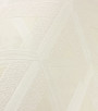 PÁG. 45 - Papel de Parede Geométrico Moderno Bege com Brilho - Coleção Metropolis 3 - Vinílico Importado
