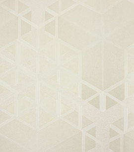 PÁG. 45 - Papel de Parede Geométrico Moderno Bege com Brilho - Coleção Metropolis 3 - Vinílico Importado