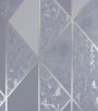 PÁG. 41 - Papel de Parede Geométrico Moderno Cinza e Prata Brilho - Coleção Seven - Vinílico Importado