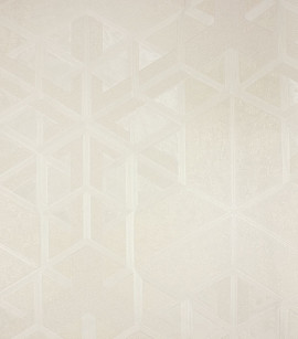 PÁG. 47 - Papel de Parede Geométrico Moderno Pérola com Brilho - Coleção Metropolis 3 - Vinílico Importado