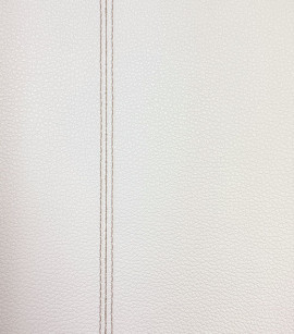 PÁG. 40 - Papel de Parede Geométrico Efeito Couro Off-White - Coleção Essencial Bobinex - Vinílico Importado