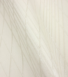 PÁG. 23 - Papel de Parede Geométrico Off-White com Brilho - Coleção Metropolis 3 - Vinilico Importado