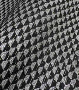 PÁG. 27 - Papel de Parede Geométrico Preto e Cinza - Coleção Cores e Cenários - Vinílico Importado