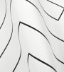 PÁG. 70 - Papel de Parede Geométrico Retrô Branco e Preto Leve Brilho - Coleção Infinity G - Vinílico Importado