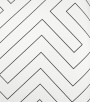 PÁG. 70 - Papel de Parede Geométrico Retrô Branco e Preto Leve Brilho - Coleção Infinity G - Vinílico Importado
