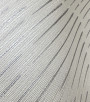 PÁG. 13 - Papel de Parede Geométrico Riscas Off-White Brilho Prata - Coleção Summer - Vinílico Importado
