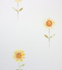 PÁG. 23 - Papel de Parede Girassóis Amarelo e Branco - Coleção Bambine - Vinílico Importado