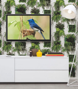 PÁG. 06 - Papel de Parede Jardim Vertical Verde - Coleção Seven - Vinílico Importado