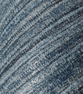 PÁG. 06 - Papel de Parede Linhas Horizontais Azul Petróleo com Brilho Prata - Coleção Unique - Vinílico Importado