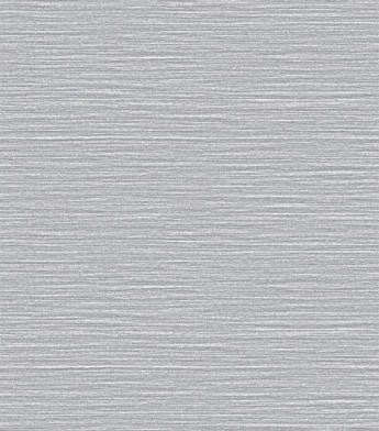 PÁG. 02 - Papel de Parede Linhas Horizontais Cinza Claro Azulado - Coleção Unique - Vinílico Importado