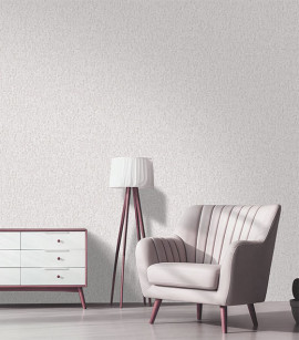 PÁG. 33 - Papel de Parede Linho Bege Claro Brilho - Coleção Casa - Vinílico Importado