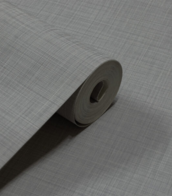 PÁG. 30 - Papel de Parede Linho Cinza - Coleção Valence - Vinílico Importado