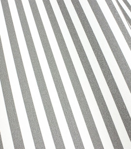 PÁG. 46 - Papel de Parede Listrado Cinza Grafite - Coleção Mundo - Vinílico Importado
