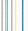 PÁG. 18 - Papel de Parede Listrado - Coleção Play Infantil - Importado Lavável (Azul/ Verde/ Amarelo/ Cinza)