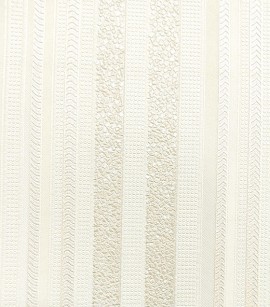 PÁG. 70 - Papel de Parede Listrado Off-White (Detalhes com brilho) - Coleção Colorkey - Vinílico