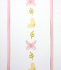 PÁG. 28 - Papel de Parede Listras e Borboletas Rosa e Amarelo - Coleção Bambine - Vinílico Importado