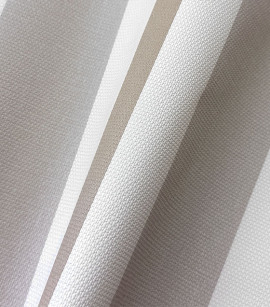 PÁG. 74 - Papel de Parede Listras Tons de Cinza e Bege - Coleção Revoada Bobinex - Vinílico Importado